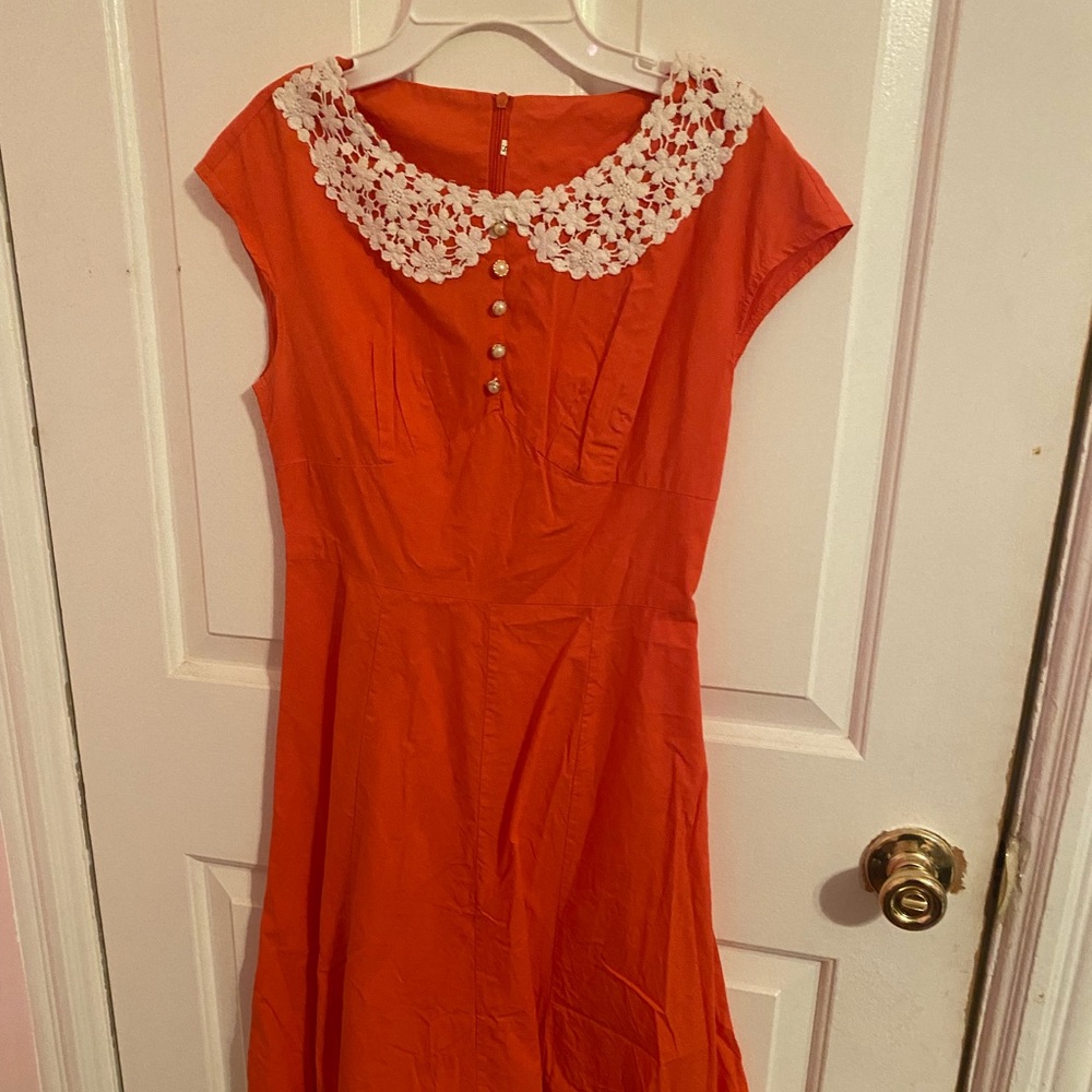 Small Pink and White Sun Dress